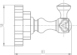 Milacio Крючок Villena MC.901.BBR черная бронза – фотография-2